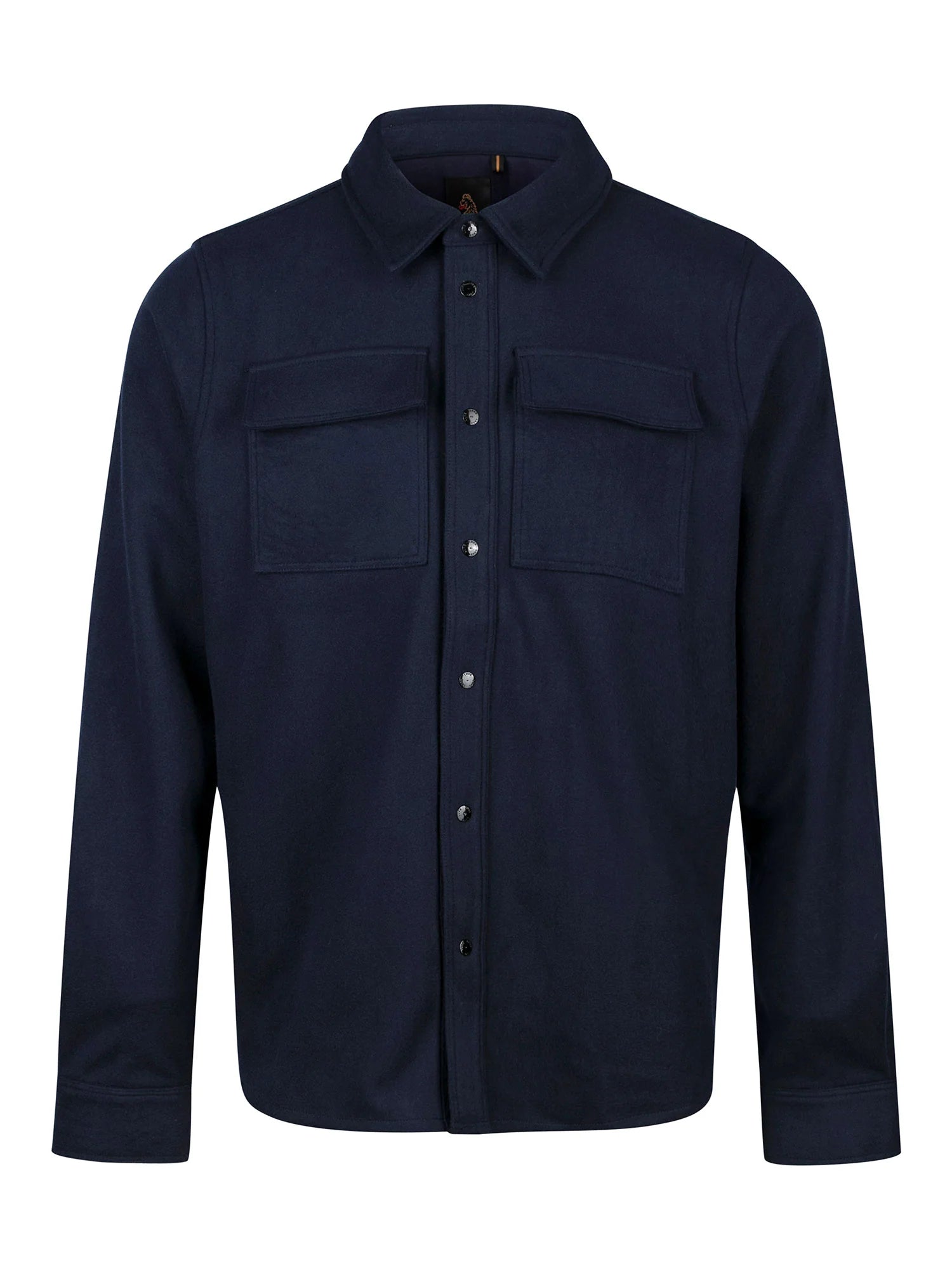 Luke Ettrick Overshirt Dark Navy