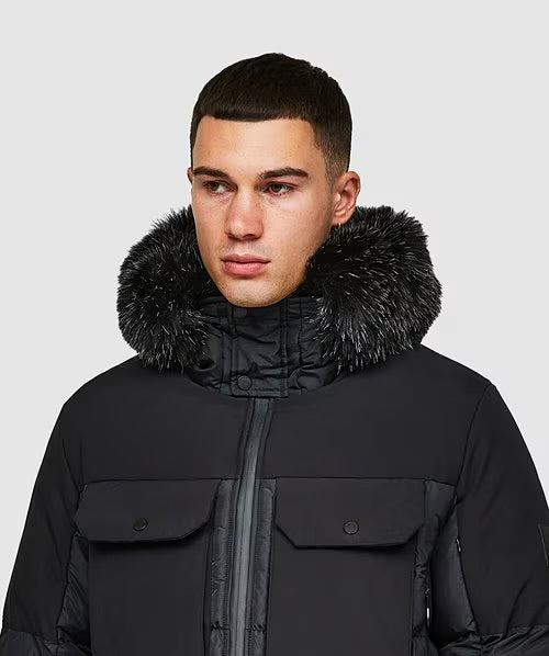 Alessandro Zavetti Marchetti Puffer Jacket Black